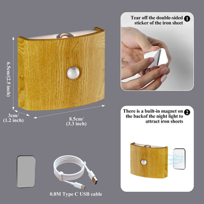 Simple Plug Motion Activated LED Wall Lamp