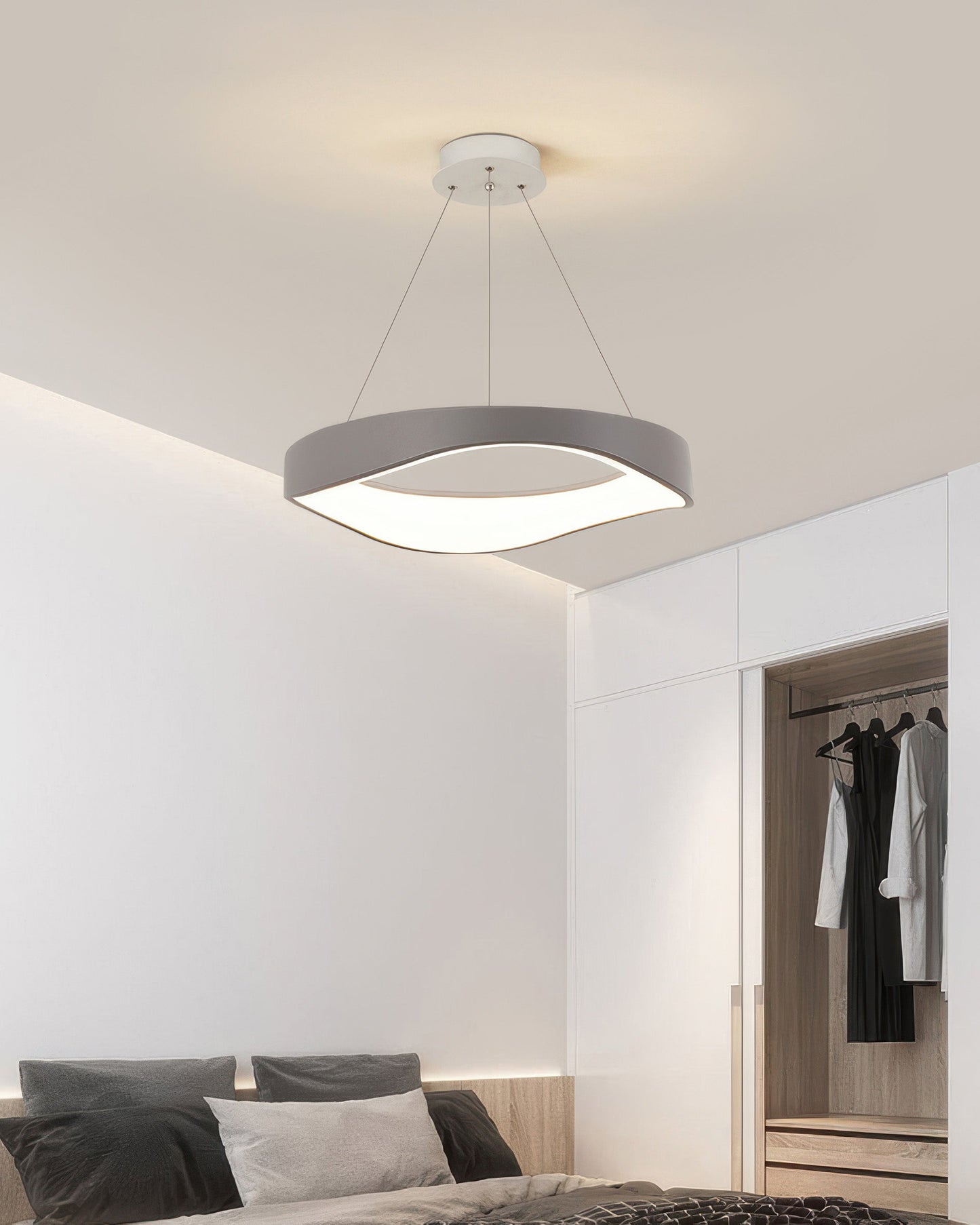 Stylish Circular LED Pendant Light Fixture