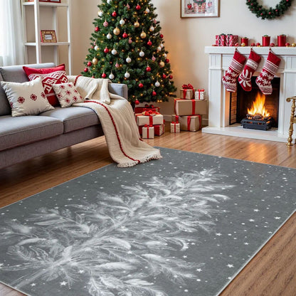 Cozy Holiday Area Rug - Warm Non-Slip Home Rug