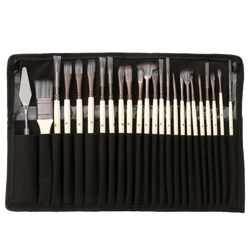 Premium Paint Brush Set with 24 Tools & Blade