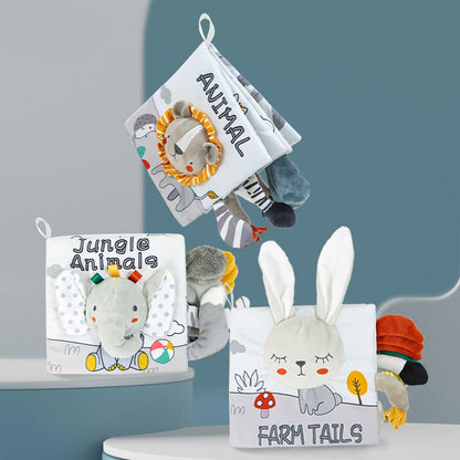 Cuddly Educational Children's Plush Book Toy