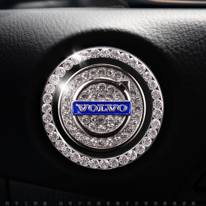Sparkly Car Key Start Button Cover Ring
