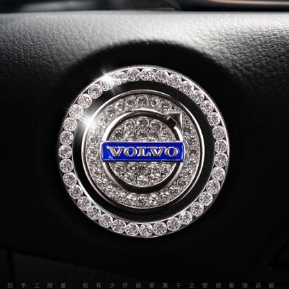 Sparkly Car Key Start Button Cover Ring