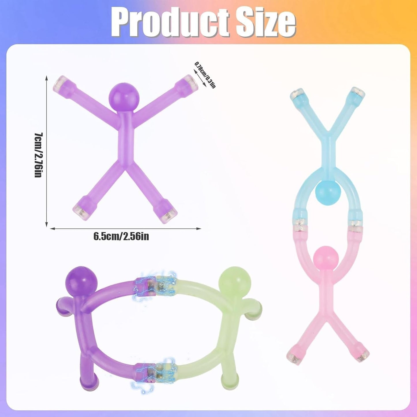 Colorful Kids Magnetic Figure Toys