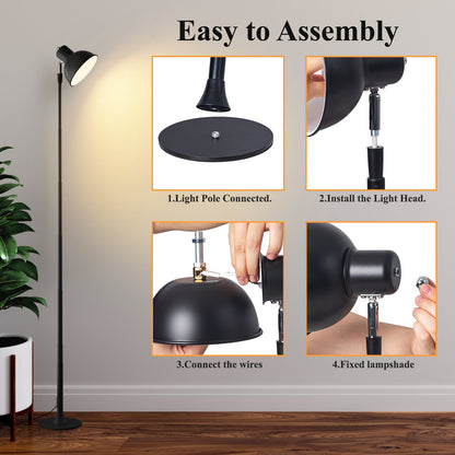 Compact Student Desk Light with USB Port Adjustable Arm