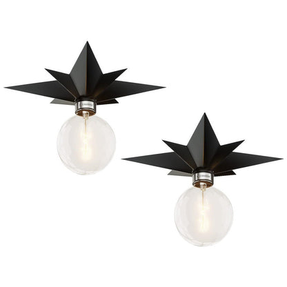 Elegant LED Starburst Ceiling Lamp