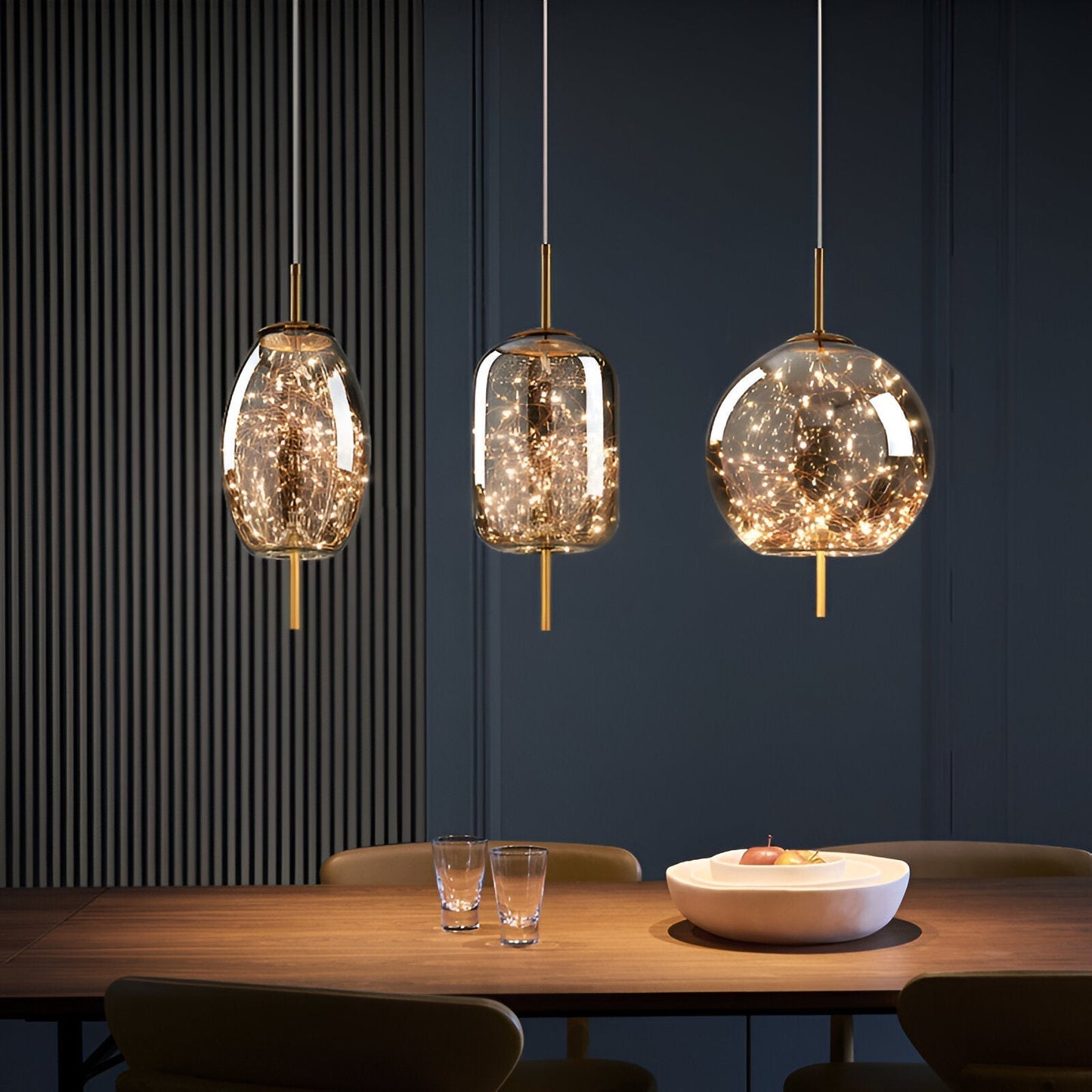 Beautiful Pendant Glass Lighting Fixture