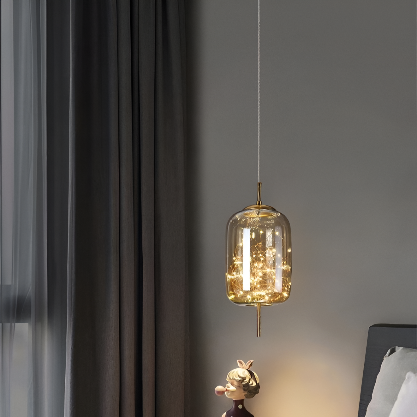 Beautiful Pendant Glass Lighting Fixture