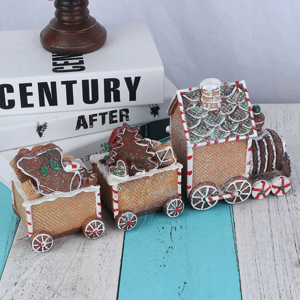 Small Christmas Tree Train Decoration
