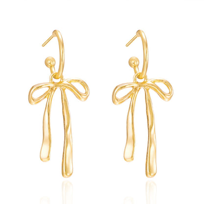 Small Dainty Bow Stud Earrings