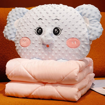 Cozy Plush Cartoon Throw Blanket