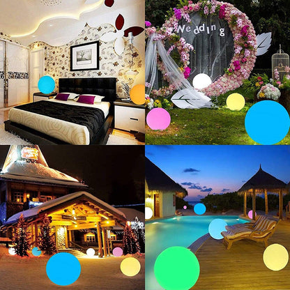 Colorful LED Inflatable Beach Ball with Remote