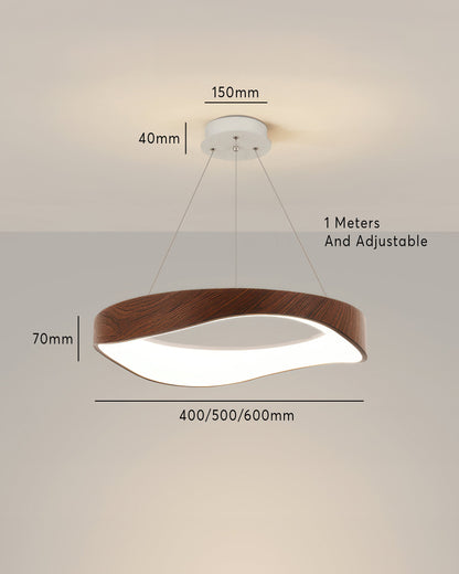 Stylish Circular LED Pendant Light Fixture