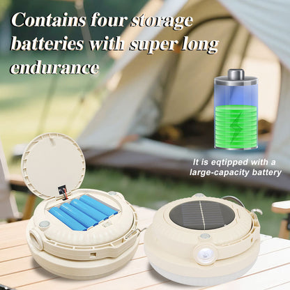 Compact Waterproof Solar LED Camping Light