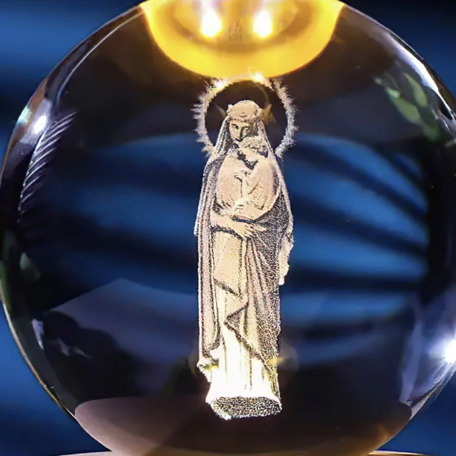 Shining Crystal Orb Decoration