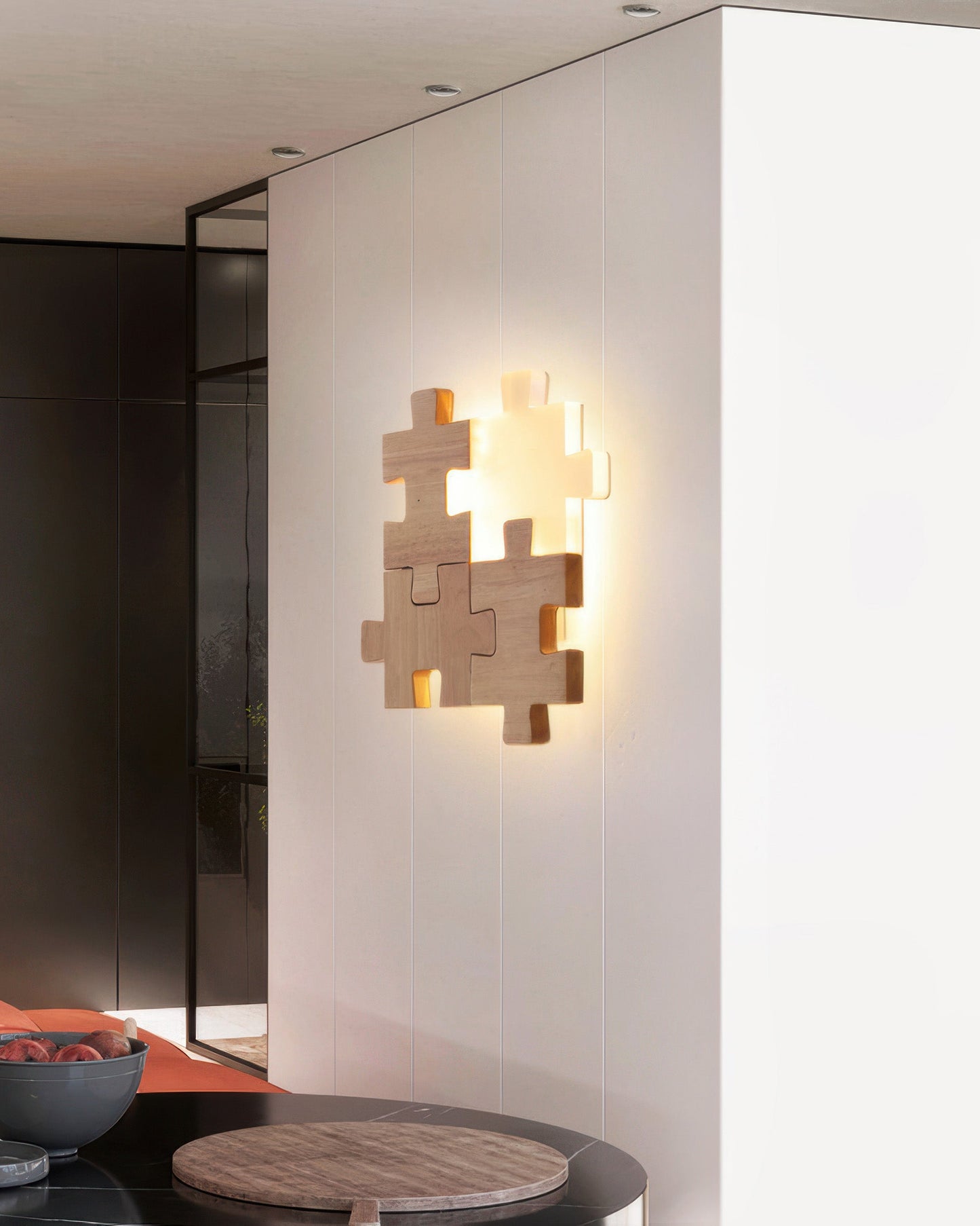 Rustic Wooden LED Wall Light Sconce Lamp