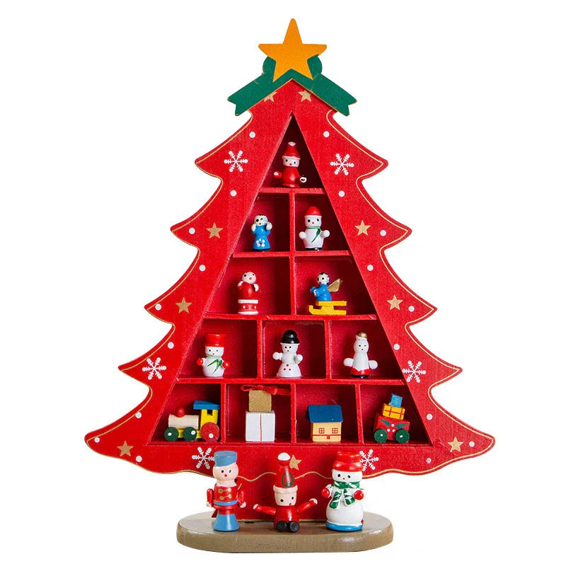 Mini Cute Christmas Tree Ornament Figurine