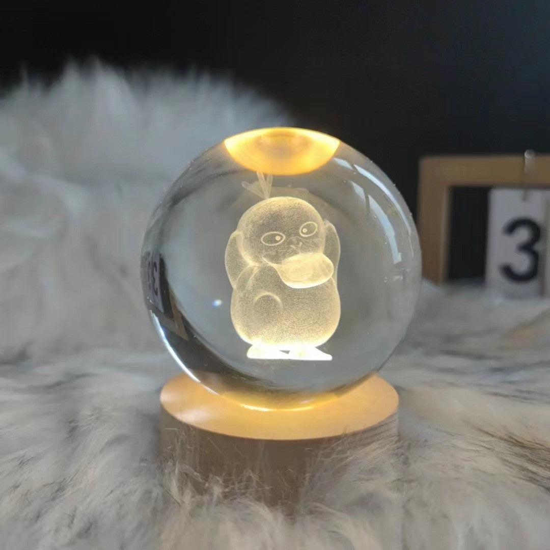 Shining Crystal Orb Decoration