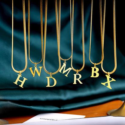 Classic Herringbone Link Chain Necklace