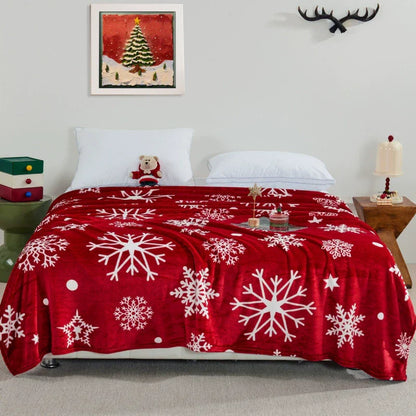 Cozy Winter Christmas Throw Blanket - Luxicro