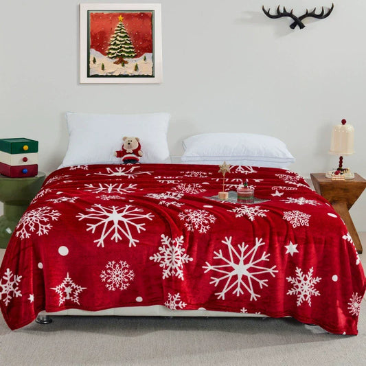Cozy Winter Christmas Throw Blanket - Luxicro