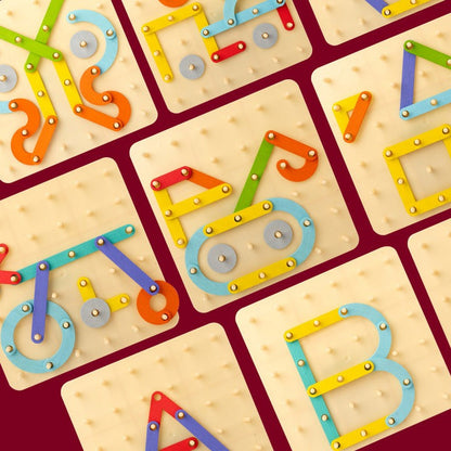 Learning Wood Shape Sorter Toy