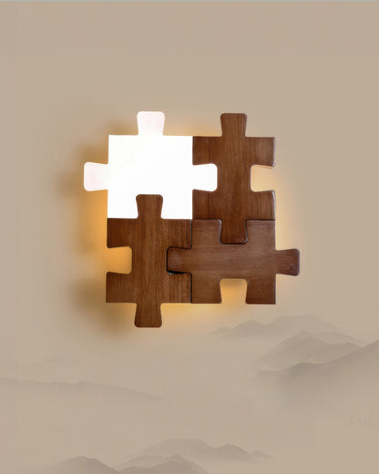 Rustic Wooden LED Wall Light Sconce Lamp - Luxicro