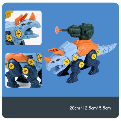 Fun Dino Toy Set with Suction Blaster - Luxicro