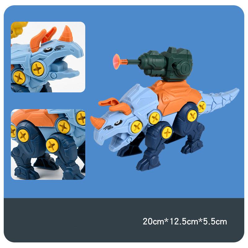 Exciting Dinosaur Building Play Set with Launcher - Luxicro