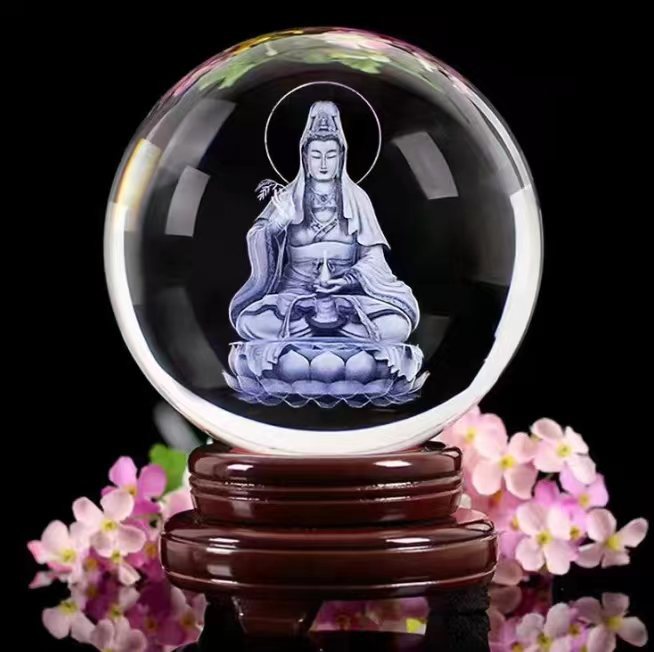 Shining Crystal Orb Decoration