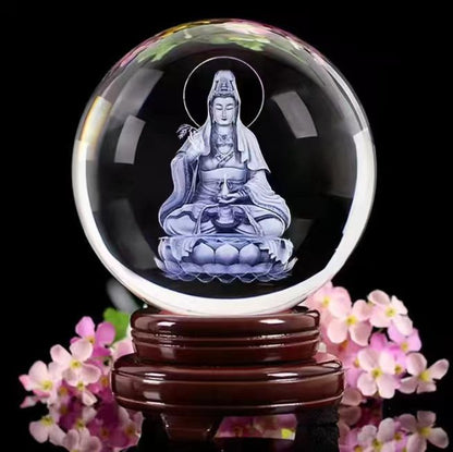 Shining Crystal Orb Decoration