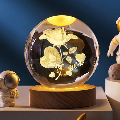 Shining Crystal Orb Decoration