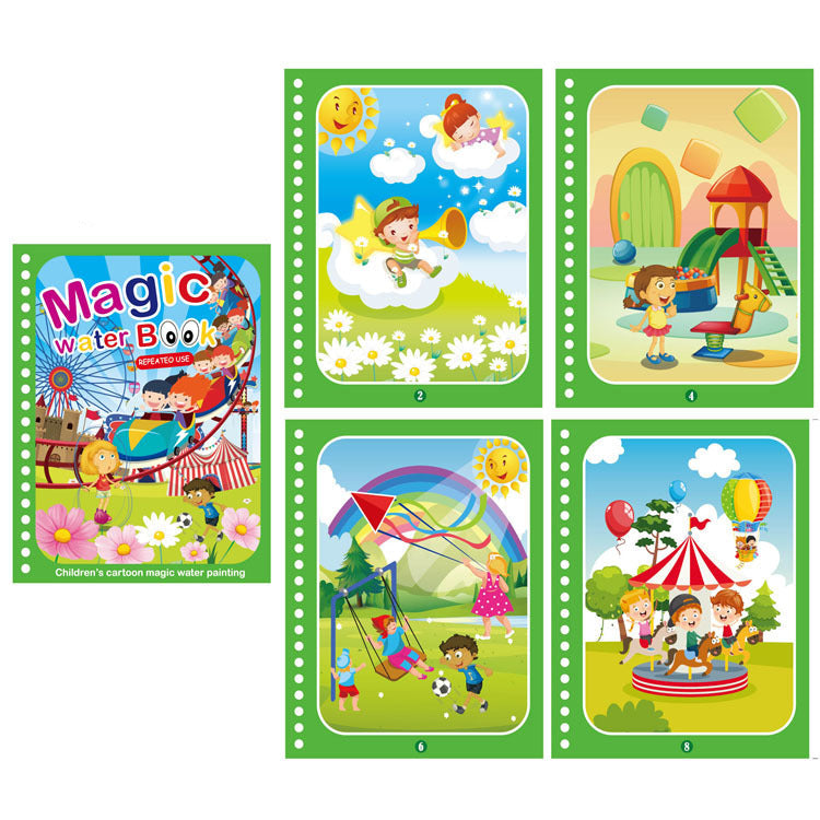 Colorful Children's Painting Activity Book