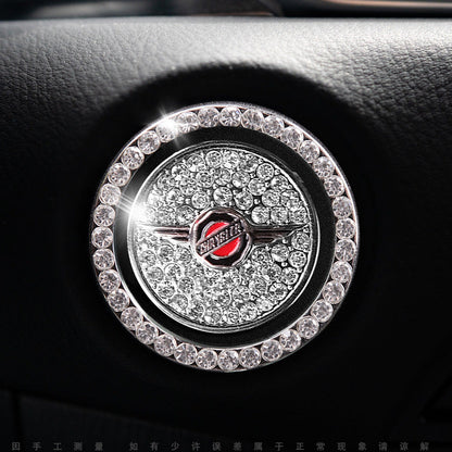 Sparkly Car Key Start Button Cover Ring