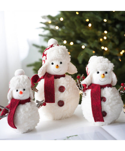 Cute Winter Snowman Ornament Decor