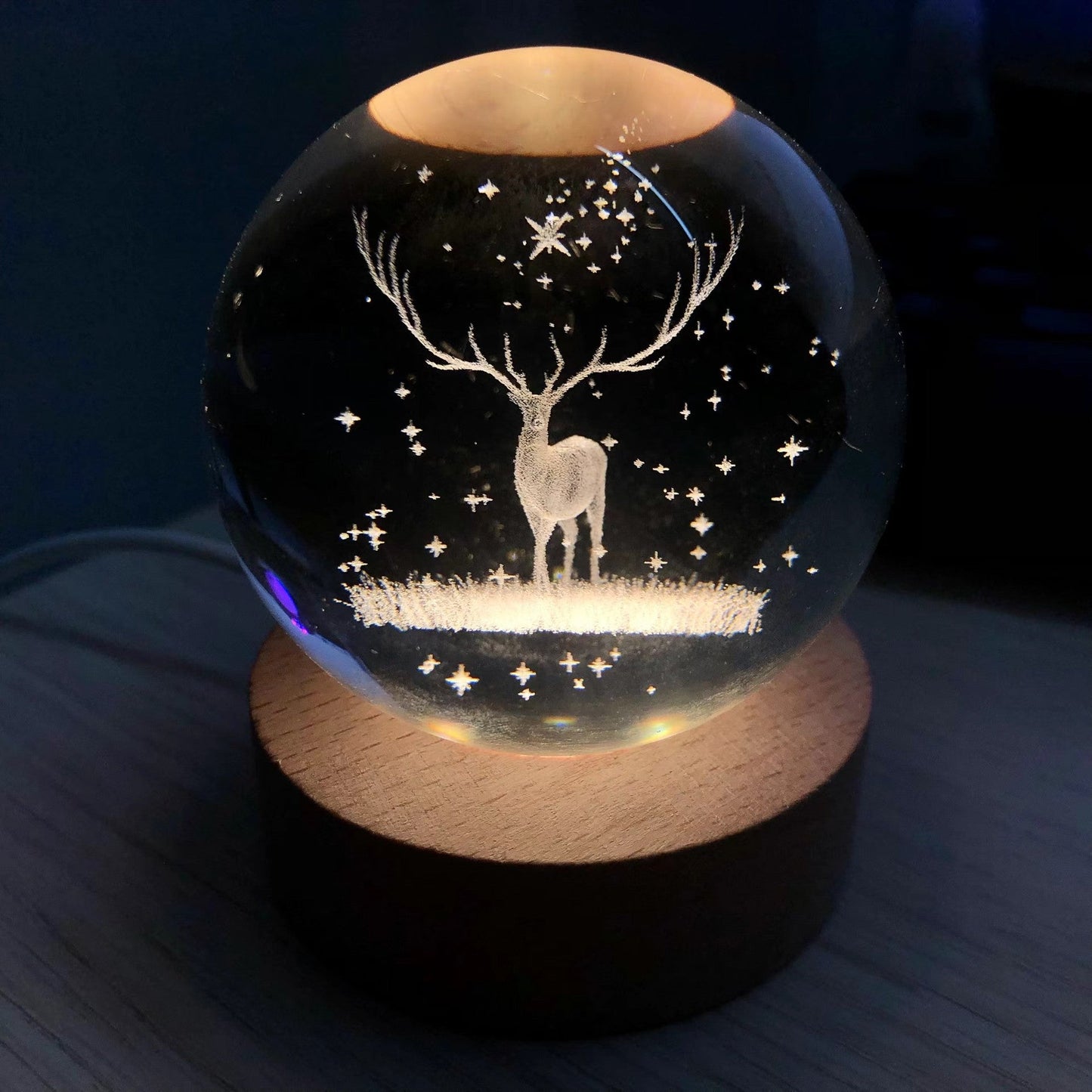 Shining Crystal Orb Decoration