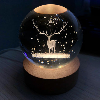 Shining Crystal Orb Decoration