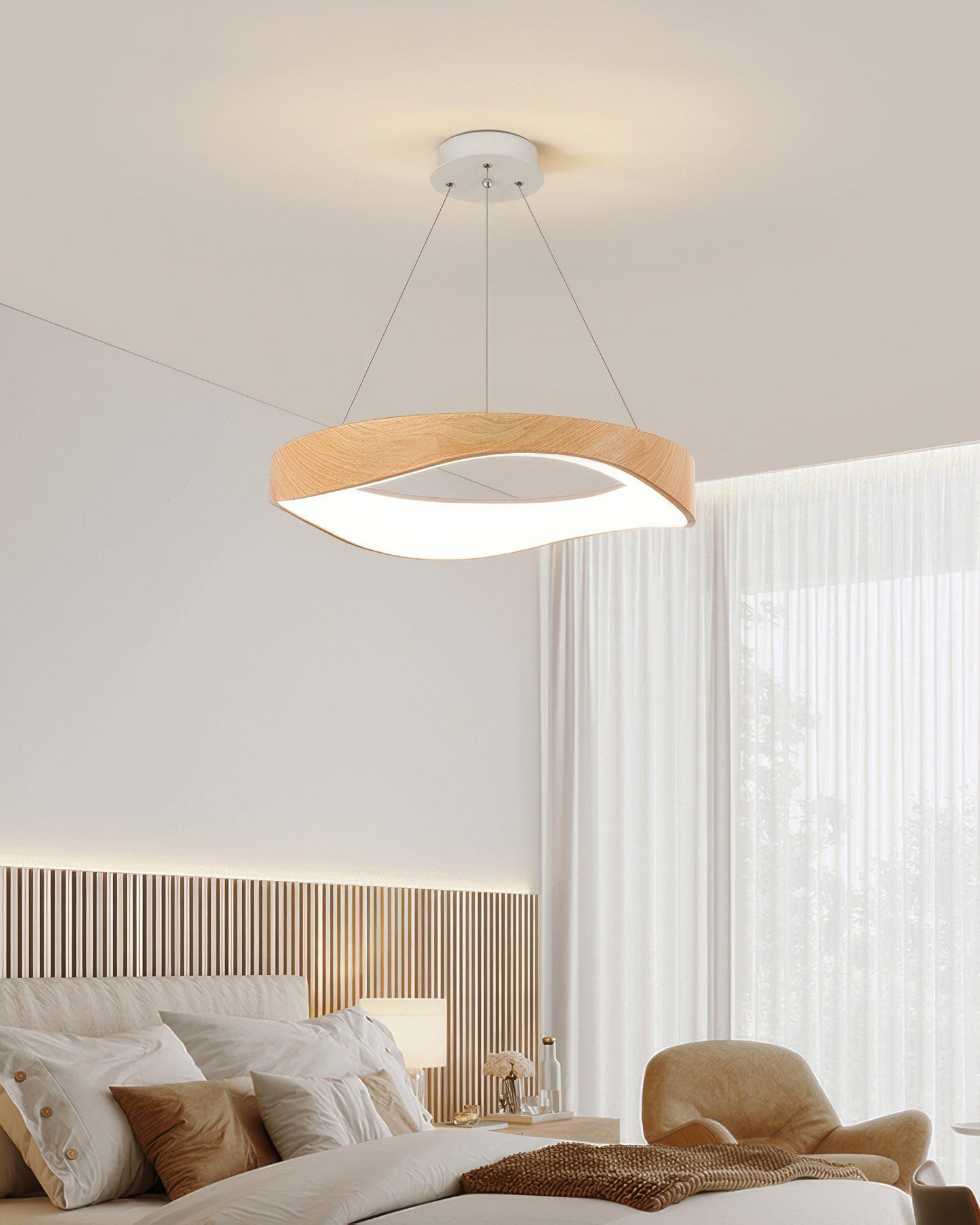 Stylish Circular LED Pendant Light Fixture