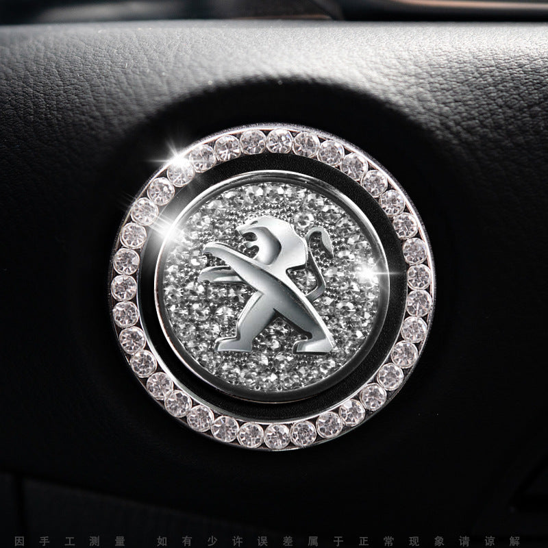 Sparkly Car Key Start Button Cover Ring