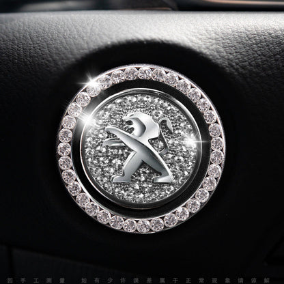 Sparkly Car Key Start Button Cover Ring