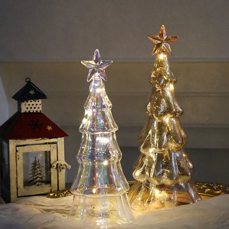 Tiny Glittering Christmas Tree Ornament
