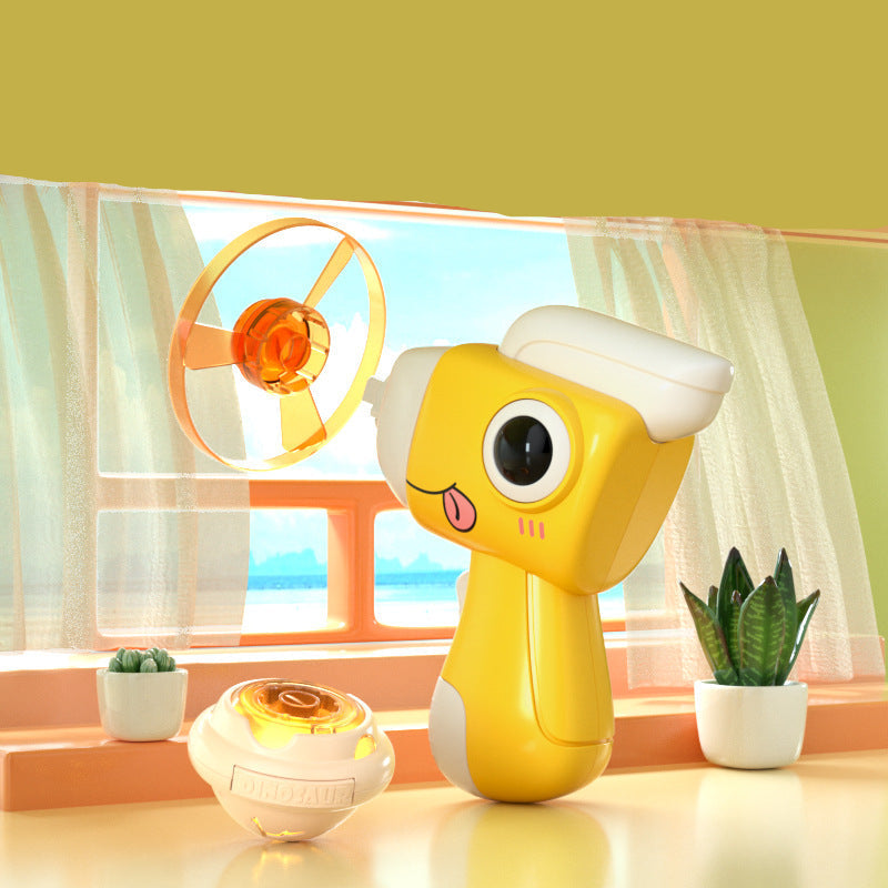 Cool Dinosaur Toy Spin Top and Frisbee Set