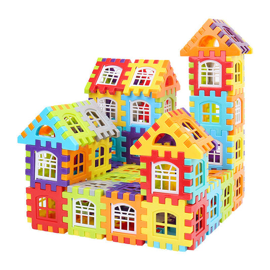 Bright Kids Wooden Building Blocks - Luxicro