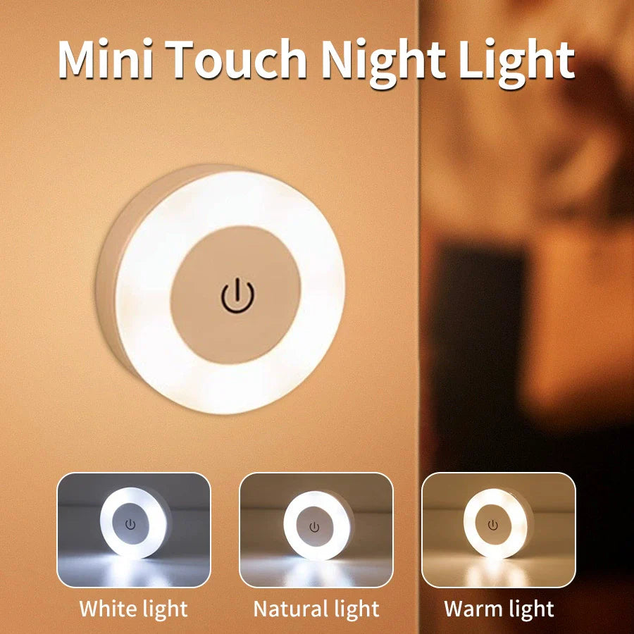 Automatic Plug-in LED Bedside Lamp