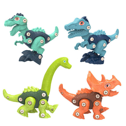 Colorful Childrens Dinosaur Construction Toy