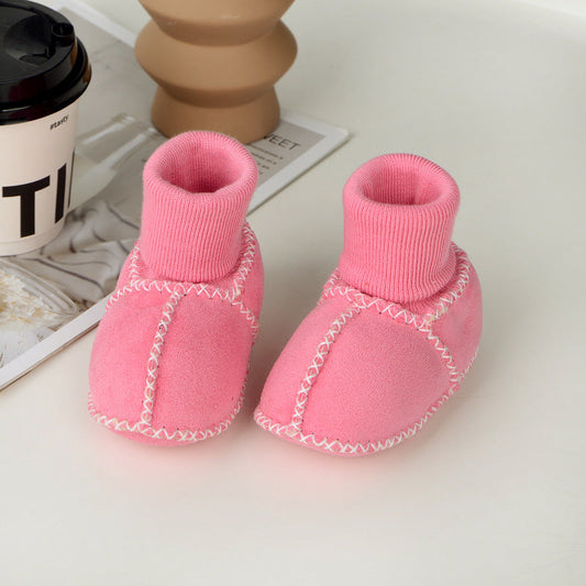 Cozy Baby Booties with Fleece Inside - Luxicro