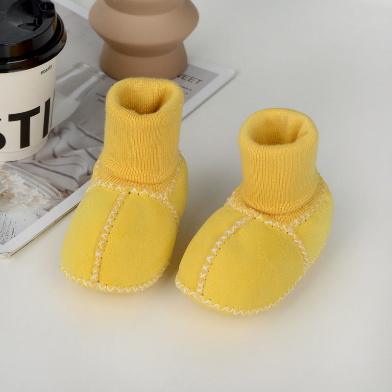 Cozy Baby Booties with Fleece Inside