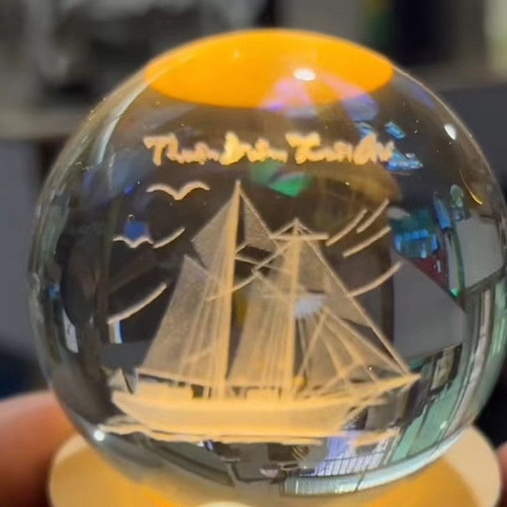 Shining Crystal Orb Decoration