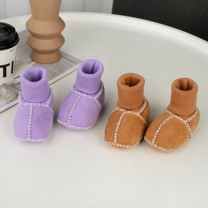 Cozy Baby Booties with Fleece Inside