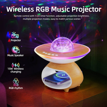 Bright Wireless Charging Desk Lamp with Night Light